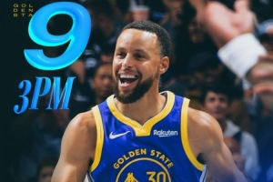 绝对领域！库里生涯47次单场9+三分 比第2至第5名加起来还多2次